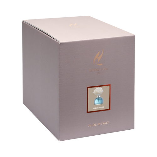 ACQUA MARINA (250ml) - DIFFUSORE CON FIORE ROSA