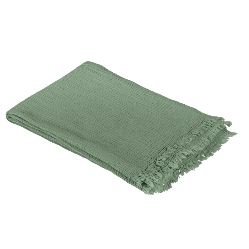 CRISS CROSS COPRILETTO MEDIUM GREEN (2 piazze) - FAZZINI