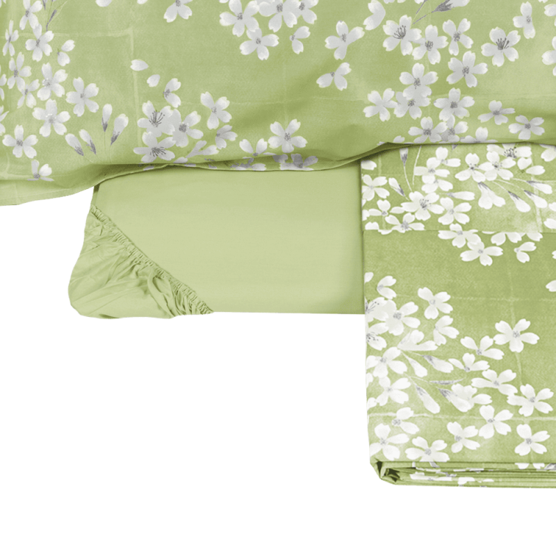 KIMONO COMPLETO LENZUOLA COPRILETTO MARGARITA (2 piazze) - FAZZINI