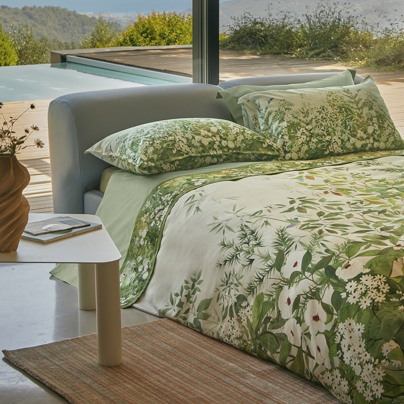 NARA QUILT (2 PIAZZE) VERDE - Fazzini