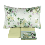 Carica l&#39;immagine nel visualizzatore di Gallery, SUMMER COMPLETO LENZUOLA GRAY GREEN (2 piazze) - FAZZINI
