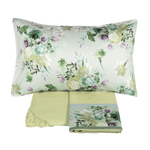 Carica l&#39;immagine nel visualizzatore di Gallery, SUMMER COMPLETO LENZUOLA GRAY GREEN (2 piazze) - FAZZINI
