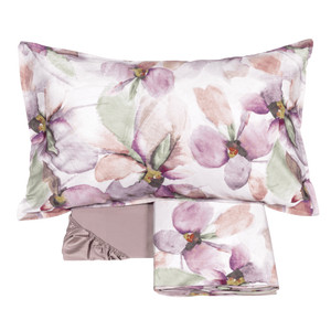 TRASPARENZE COMPLETO LENZUOLA-COPRILETTO ROSA (2 piazze) - FAZZINI